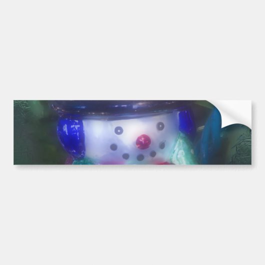 Frosty Snowman Ornament Autoaufkleber (Vorne)