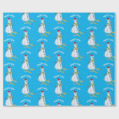 Frosty Snowman Season Geschenkpapier (Flach)