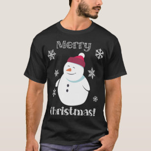 Frosty Snowman Süße Tier Frohe Weihnachten T-Shirt