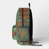 Frosty Southwestern Glass Abstrakt Pattern Bedruckter Rucksack (Rechts)