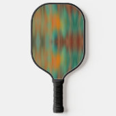 Frosty Southwestern Glass Abstrakt Pattern Pickleball Schläger (Vorderseite)