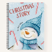 Frosty Tales: Ein magisches Weihnachtsabenteuer Notizblock (Vorderseite)