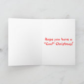 Frosty the Fro-Man Feiertagskarte (Innenseite)