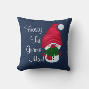 Frosty the Gnome Man Throw Kissen