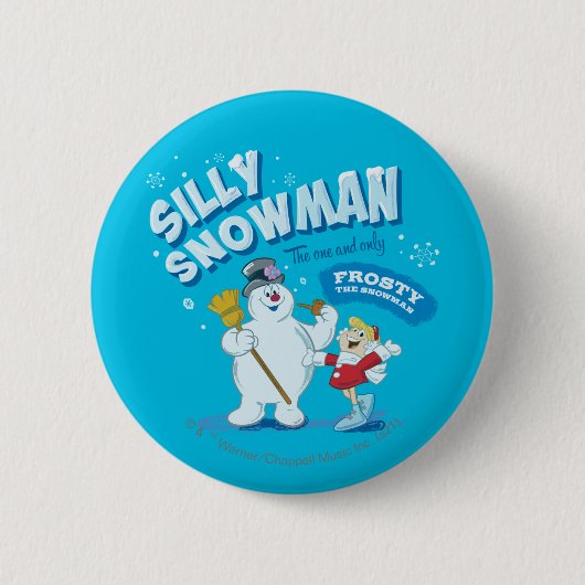 Frosty the Snowman™ | "Alberner Schneemann" Button (Vorderseite)