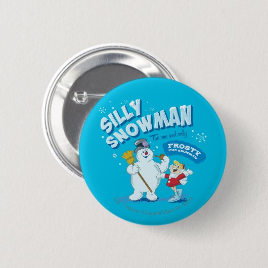 Frosty the Snowman™ | "Alberner Schneemann" Button (Vorne & Hinten)