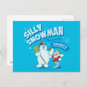 Frosty the Snowman™ | "Alberner Schneemann" Feiertagspostkarte (Vorne/Hinten)