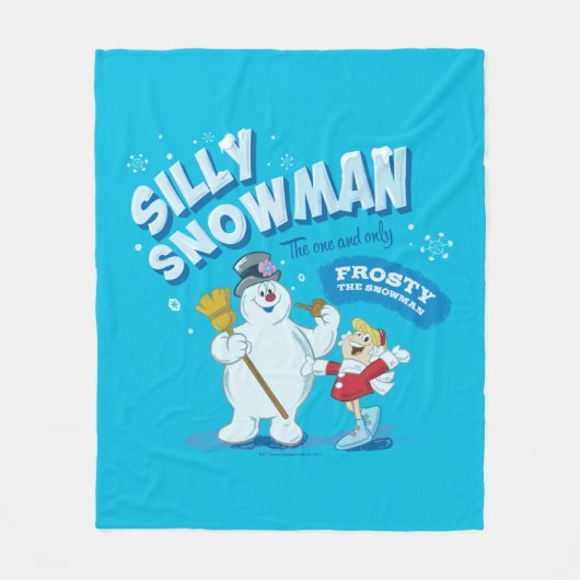 Frosty the Snowman™ | "Alberner Schneemann" Fleecedecke (Vorderseite)
