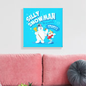 Frosty the Snowman™ | "Alberner Schneemann" Leinwanddruck (Insitu (Wohnzimmer))