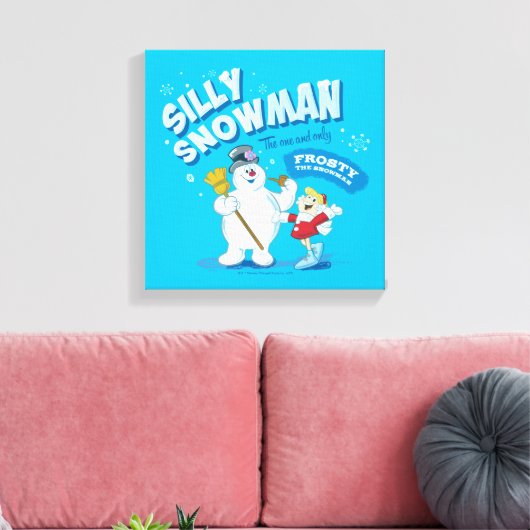 Frosty the Snowman™ | "Alberner Schneemann" Leinwanddruck (Insitu (Wohnzimmer))