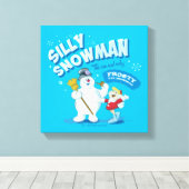 Frosty the Snowman™ | "Alberner Schneemann" Leinwanddruck (Insitu (Holzboden))