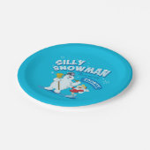 Frosty the Snowman™ | "Alberner Schneemann" Pappteller (Schrägansicht)