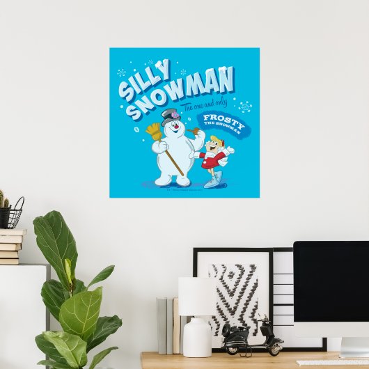 Frosty the Snowman™ | "Alberner Schneemann" Poster (Heimbüro)