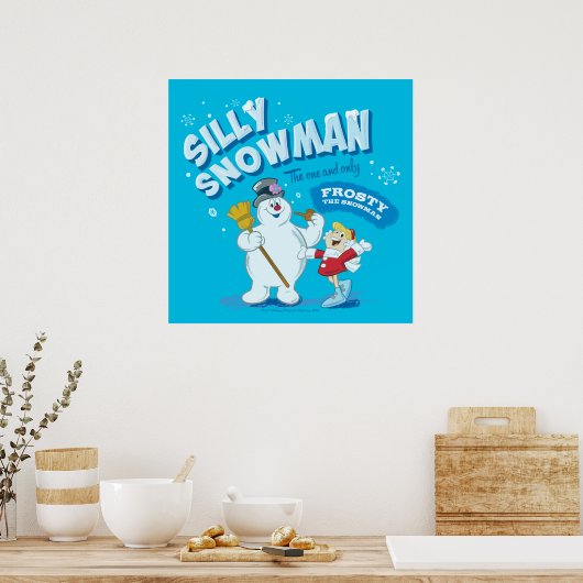 Frosty the Snowman™ | "Alberner Schneemann" Poster (Küche)