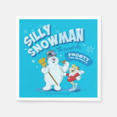 Frosty the Snowman™ | "Alberner Schneemann" Serviette (Vorderseite)