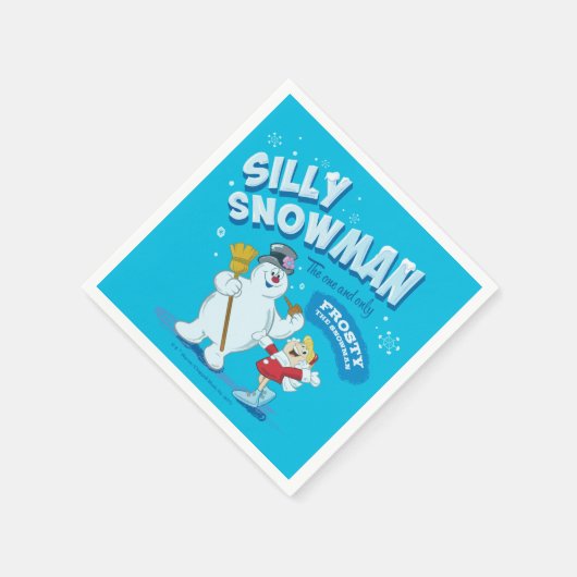 Frosty the Snowman™ | "Alberner Schneemann" Serviette (Ecke)