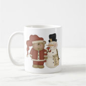 Frosty the Snowman and Santa Claus Kaffeetasse (Links)