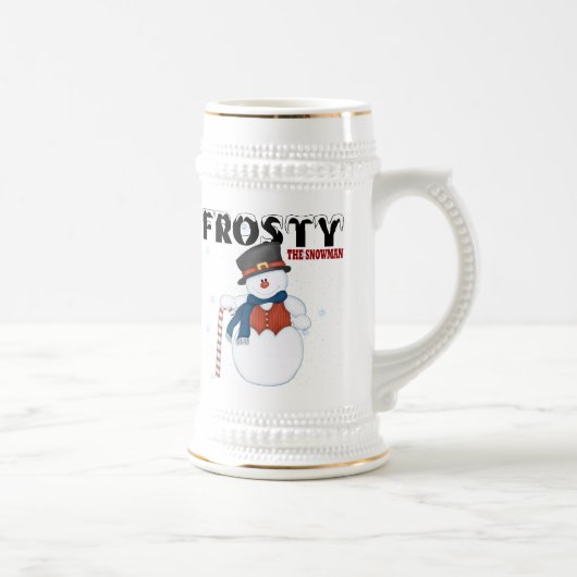 Frosty the Snowman Bierglas (Rechts)