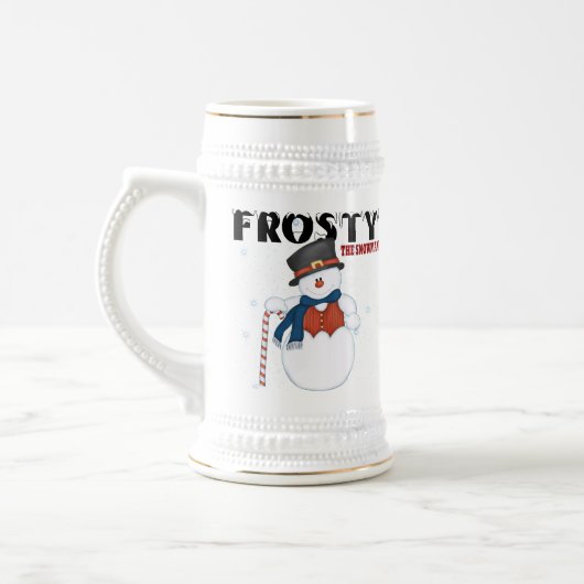 Frosty the Snowman Bierglas (Links)