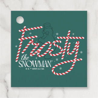 Frosty the Snowman Candy Cane Logo Geschenkanhänger