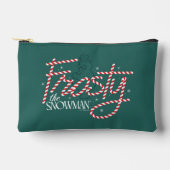 Frosty the Snowman Candy Cane Logo Zubehörtasche (Vorderseite)
