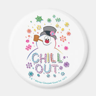 Frosty the Snowman™   "Chill Out" Regenbogenfarb Magnet