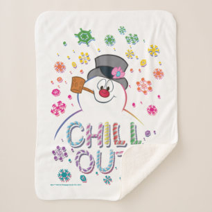 Frosty the Snowman™   "Chill Out" Regenbogenfarb Sherpadecke