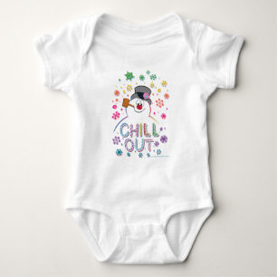 Frosty the Snowman™   "Chill Out" Regenbogenfarben Baby Strampler