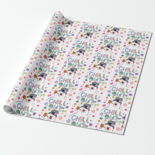 Frosty the Snowman™ "Chill Out" Regenbogenfarben Geschenkpapier