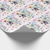 Frosty the Snowman™ | "Chill Out" Regenbogenfarben Geschenkpapier (Ecke)