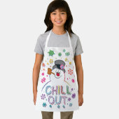 Frosty the Snowman™ | "Chill Out" Regenbogenfarben Schürze (Insitu)