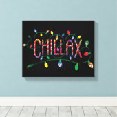 Frosty the Snowman™ | "Chillax" Leinwanddruck (Insitu (Holzboden))