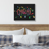 Frosty the Snowman™ | "Chillax" Leinwanddruck (Insitu (Schlafzimmer))