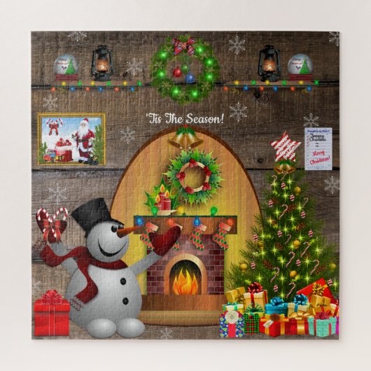 Frosty The Snowman Christmas Puzzle (Vertikal)