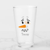 Frosty the Snowman Confuse Face Glas (Rückseite)