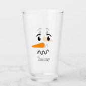 Frosty the Snowman Confuse Face Glas (Vorderseite)