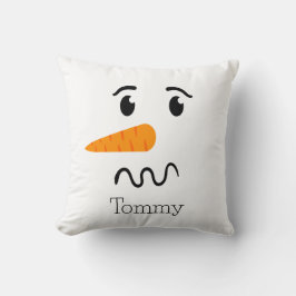 Frosty the Snowman Confuse Face Kissen