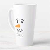 Frosty the Snowman Confuse Face Milchtasse (Linke Ecke)