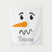 Frosty the Snowman Confuse Face Wandteppich (Vorderseite)