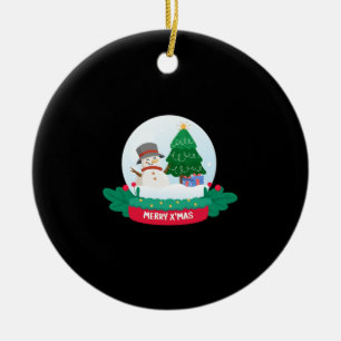 Frosty the Snowman Frohe Weihnachten Keramik Ornament