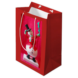 Frosty The Snowman Frohe Weihnachten Mittlere Geschenktüte