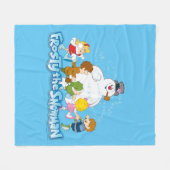 Frosty the Snowman™ | Frosty & Children Playing Fleecedecke (Vorderseite (Horizontal))