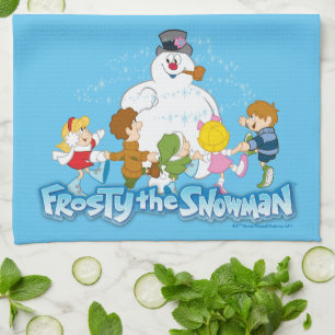 Frosty the Snowman™   Frosty & Children Playing Geschirrtuch