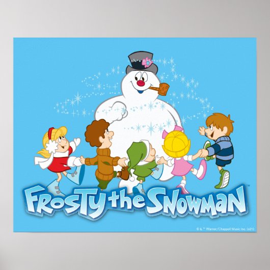 Frosty the Snowman™ | Frosty & Children Playing Poster (Vorne)