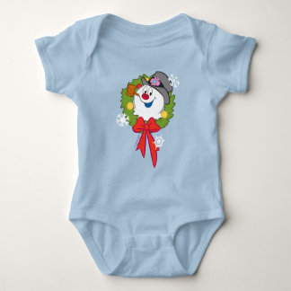 Frosty the Snowman™ | Frosty Holiday Wreath Baby Strampler