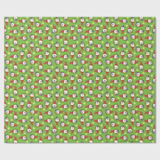 Frosty the Snowman™ | Frosty Holiday Wreath Geschenkpapier (Flach)