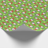 Frosty the Snowman™ | Frosty Holiday Wreath Geschenkpapier (Ecke)