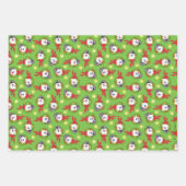 Frosty the Snowman™ | Frosty Holiday Wreath Geschenkpapier Set (Vorderseite 3)