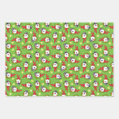 Frosty the Snowman™ | Frosty Holiday Wreath Geschenkpapier Set (Vorderseite 2)