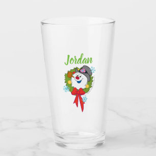 Frosty the Snowman™   Frosty Holiday Wreath Glas